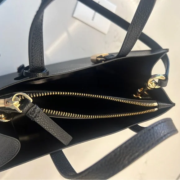 Marc Jacobs Black Mini Bag with Gold Accents - Picture 4 of 9